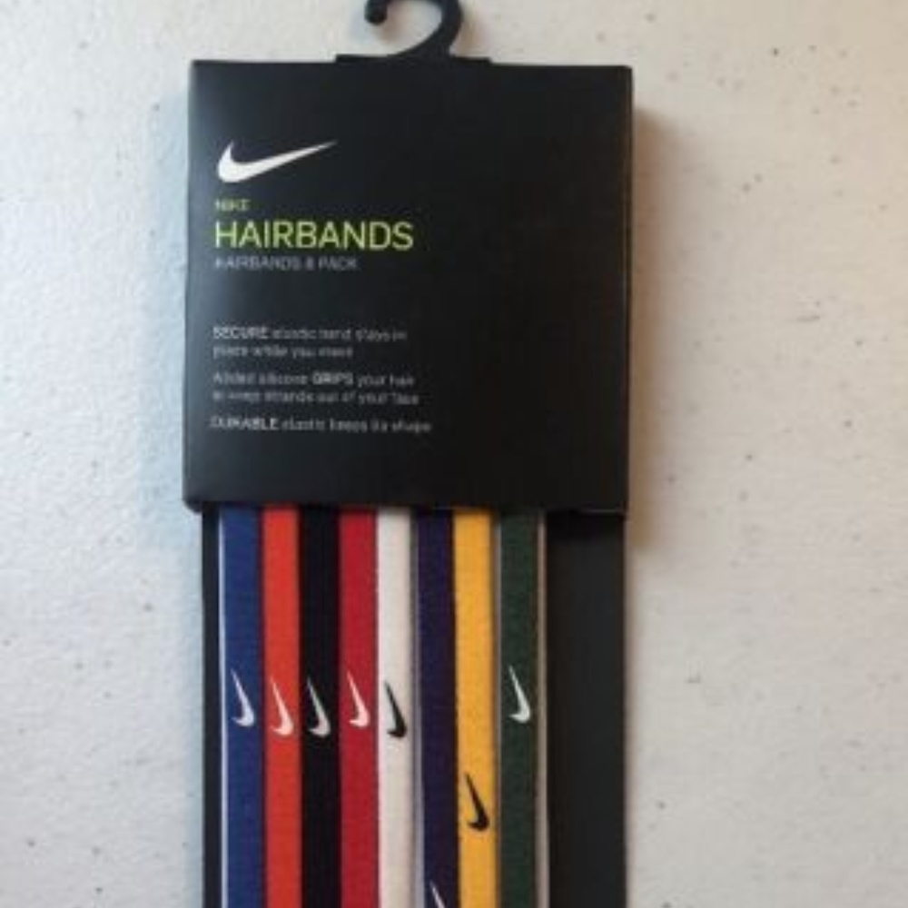 Nike hairbands 8 pk New 8 colors 887791130914